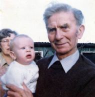 George Vernon and great-grandson